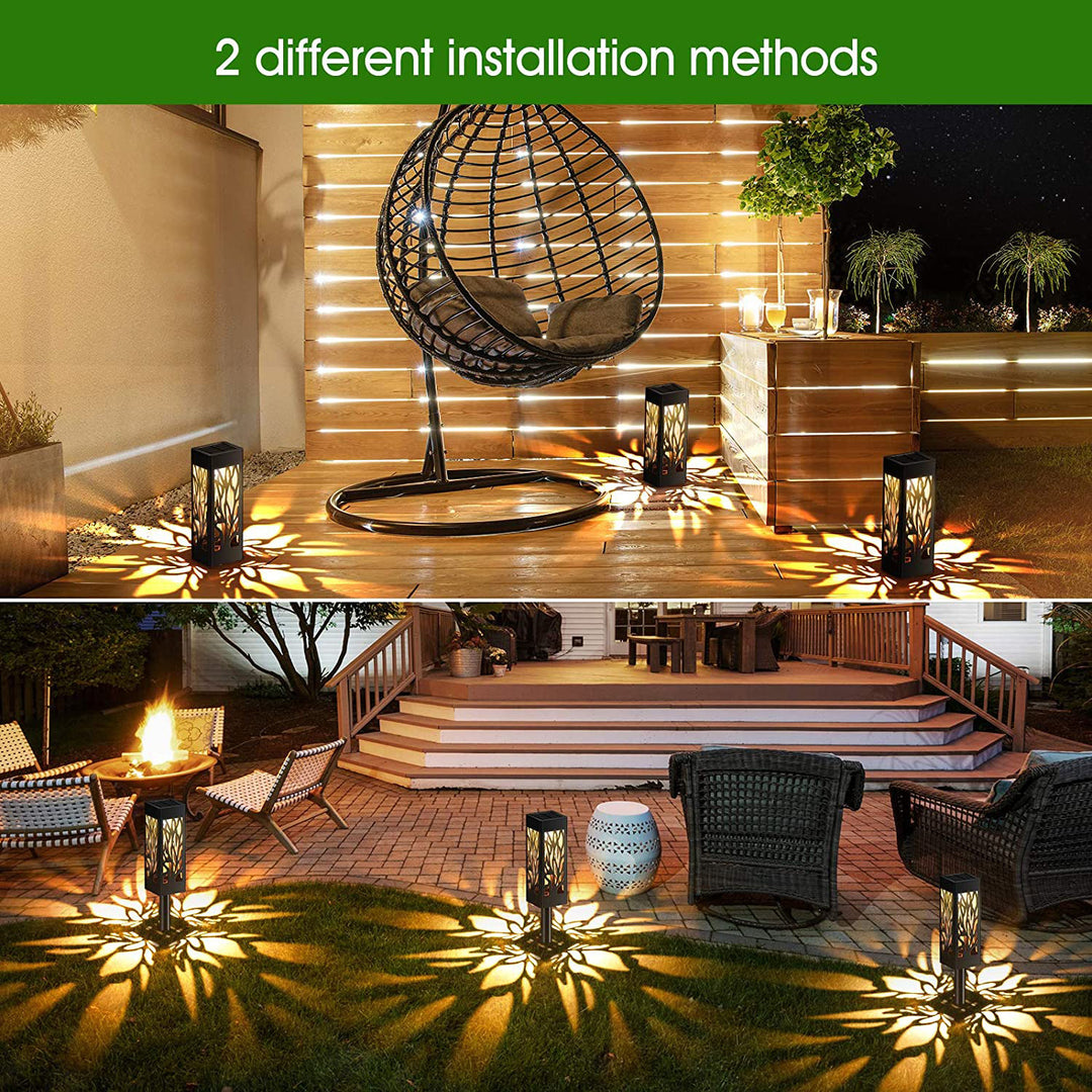 Solar-Powered Outdoor Decorative Path Light
