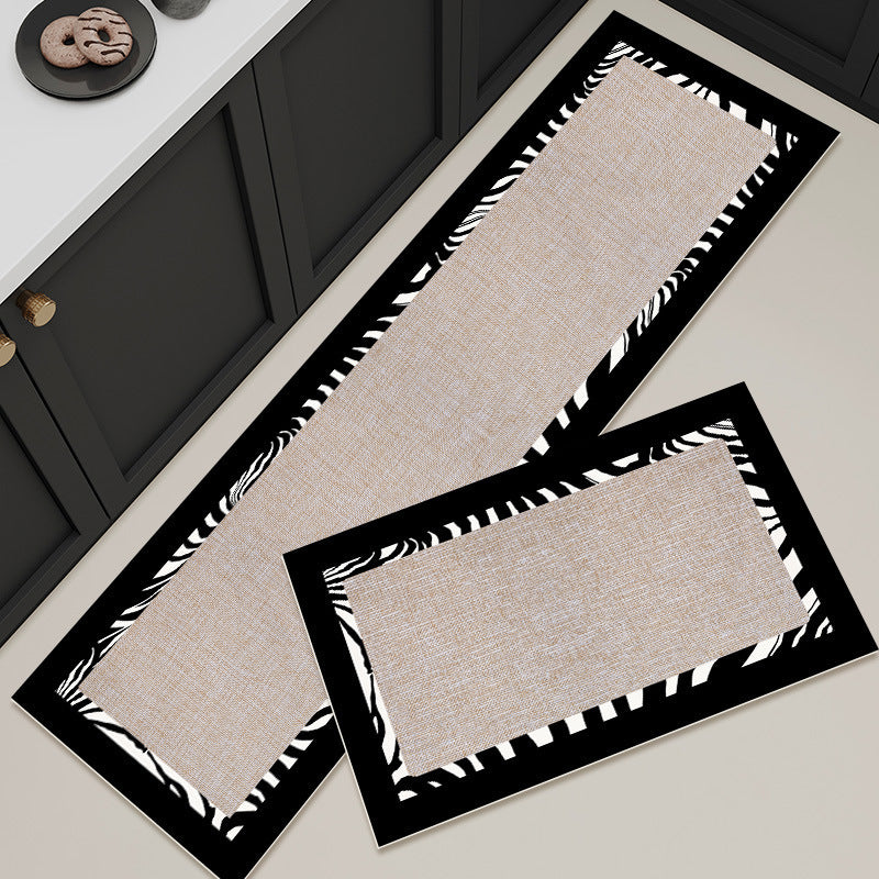 Modern Geometric Kitchen Runner Mat for Home
