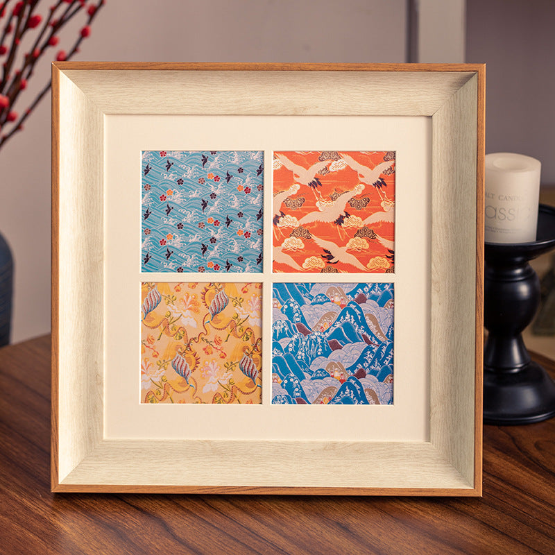 Artistic Framed Japanese Cultural Art Display