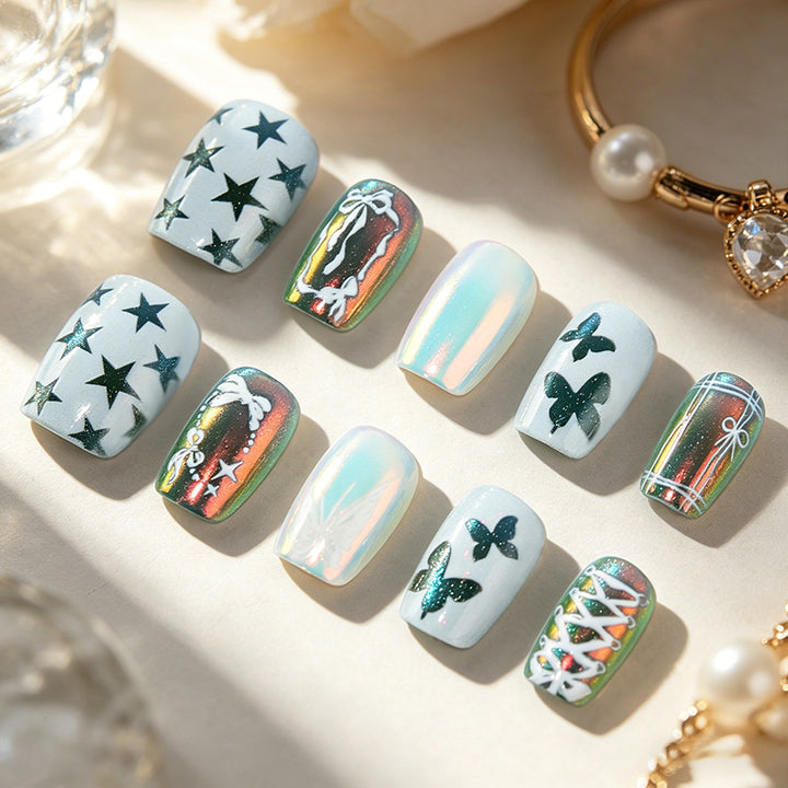 Artistic Butterfly Nail Art Set Stornfield