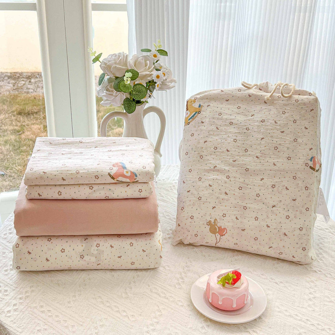 Soft Cotton Floral Pattern Bedding Set