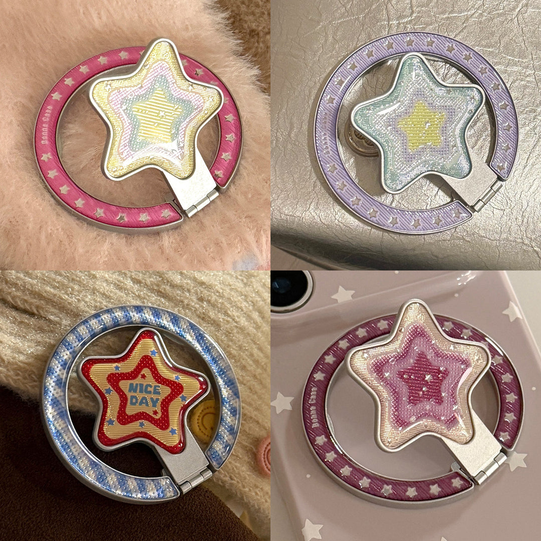 Star-shaped phone table holder Stornfield