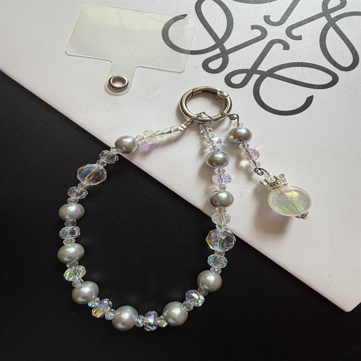 Elegant Beaded Keychain with Charm Stornfield