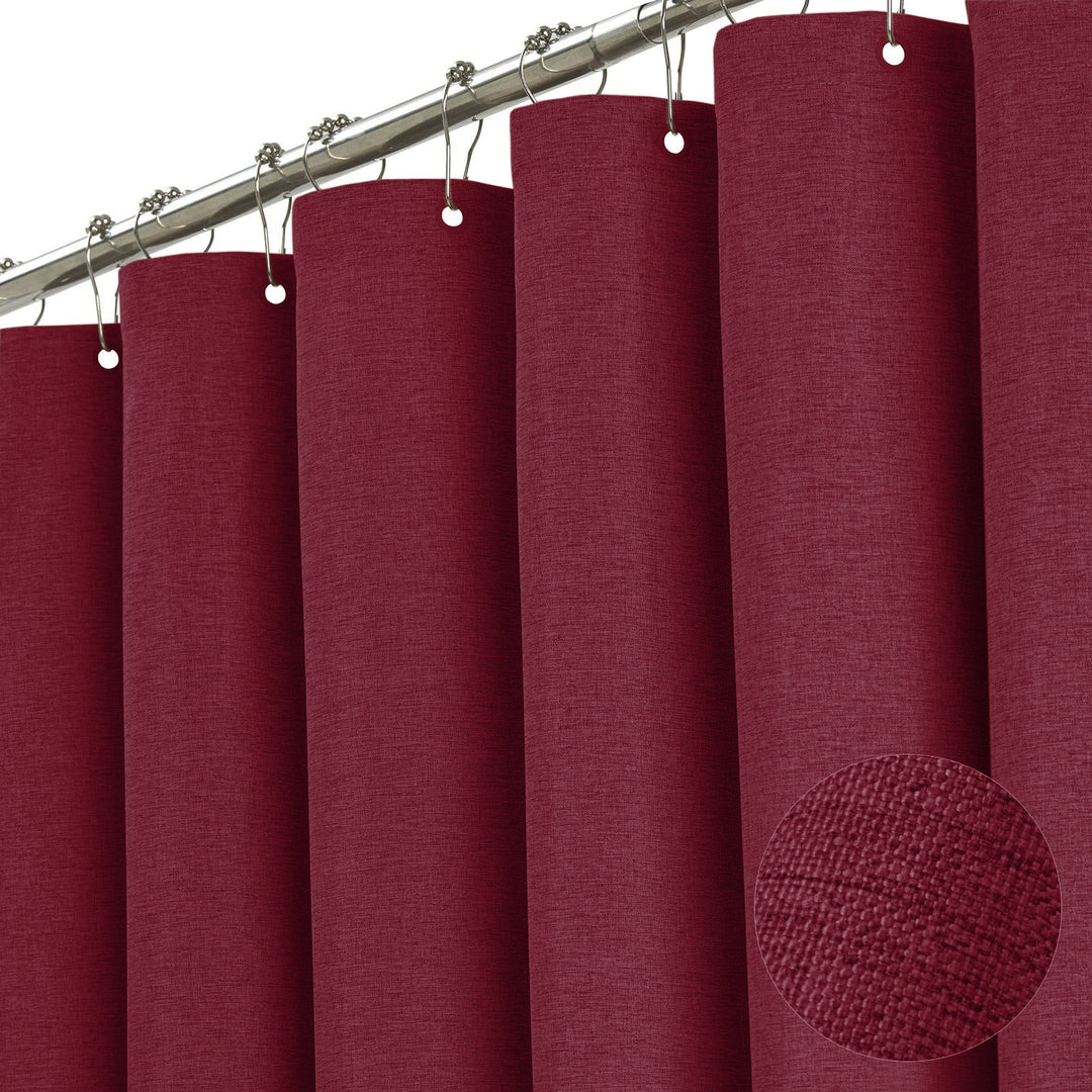 Textured Fabric Shower Curtain Stornfield