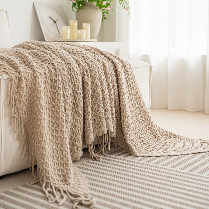 Home Decor Knit Throw Blanket