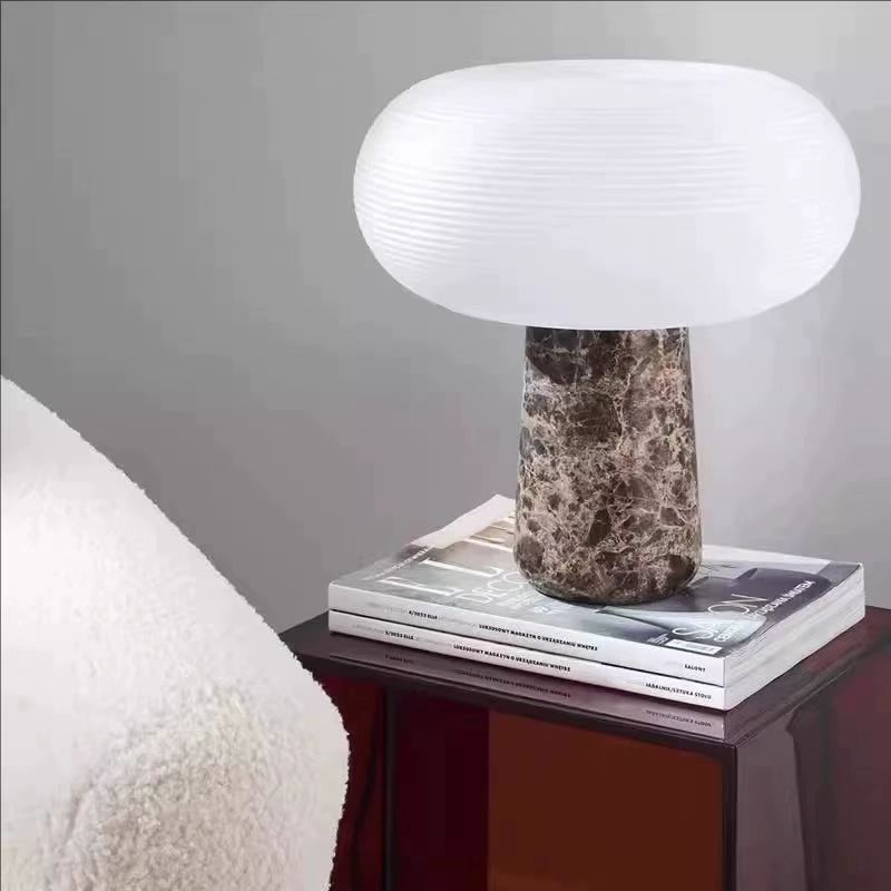 Stylish Modern Table Lamp with Curved Shade