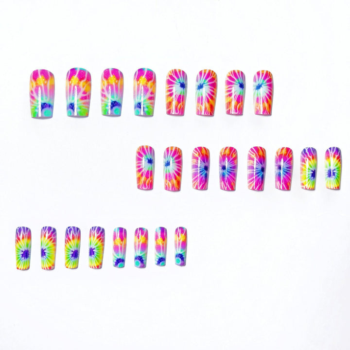 Creative Nail Art In Psychedelic Design Stornfield
