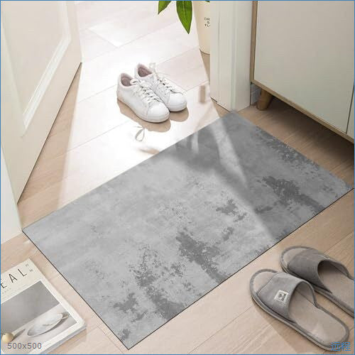 Stylish Marble Pattern Bath Mat