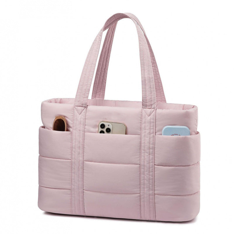 Padded everyday handbag with practical outer pockets Stornfield