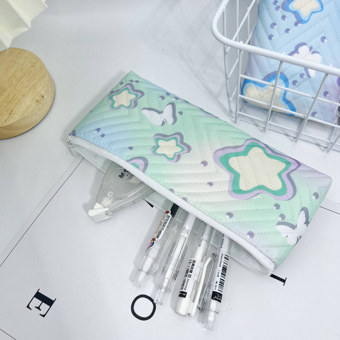 Quilted Butterfly Print Pencil Case Stornfield