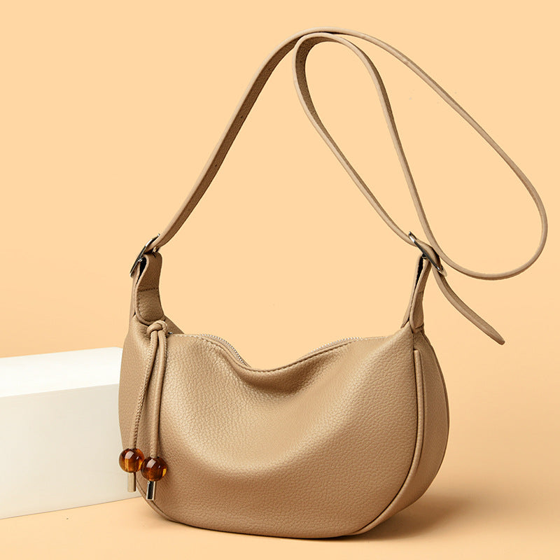 Casual Textured Leather Sling Bag Stornfield