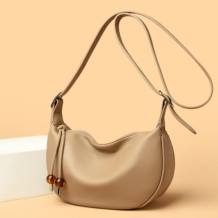 Casual Textured Leather Sling Bag Stornfield