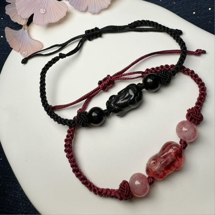 Adjustable Macrame Protective Charm Bracelet Stornfield