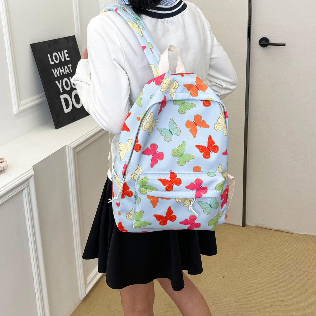 Vibrant Butterfly Patterned Backpack Stornfield
