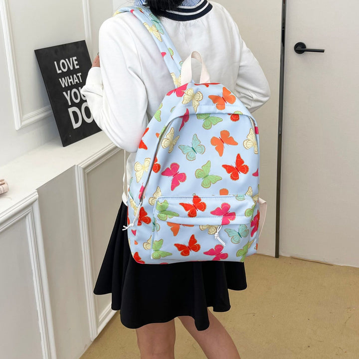 Vibrant Butterfly Patterned Backpack Stornfield