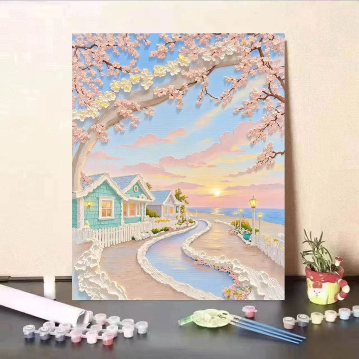 Landscape Themed Paint by Numbers Canvas Art Kit Stornfield