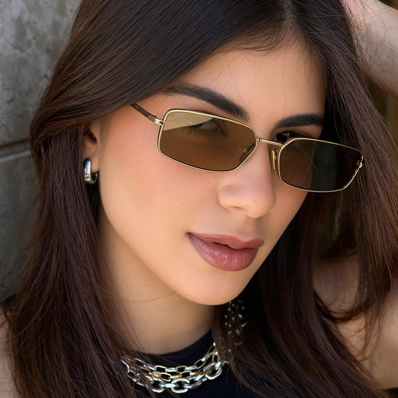 Women fashionable square sunglasses with polarized lenses Stornfield
