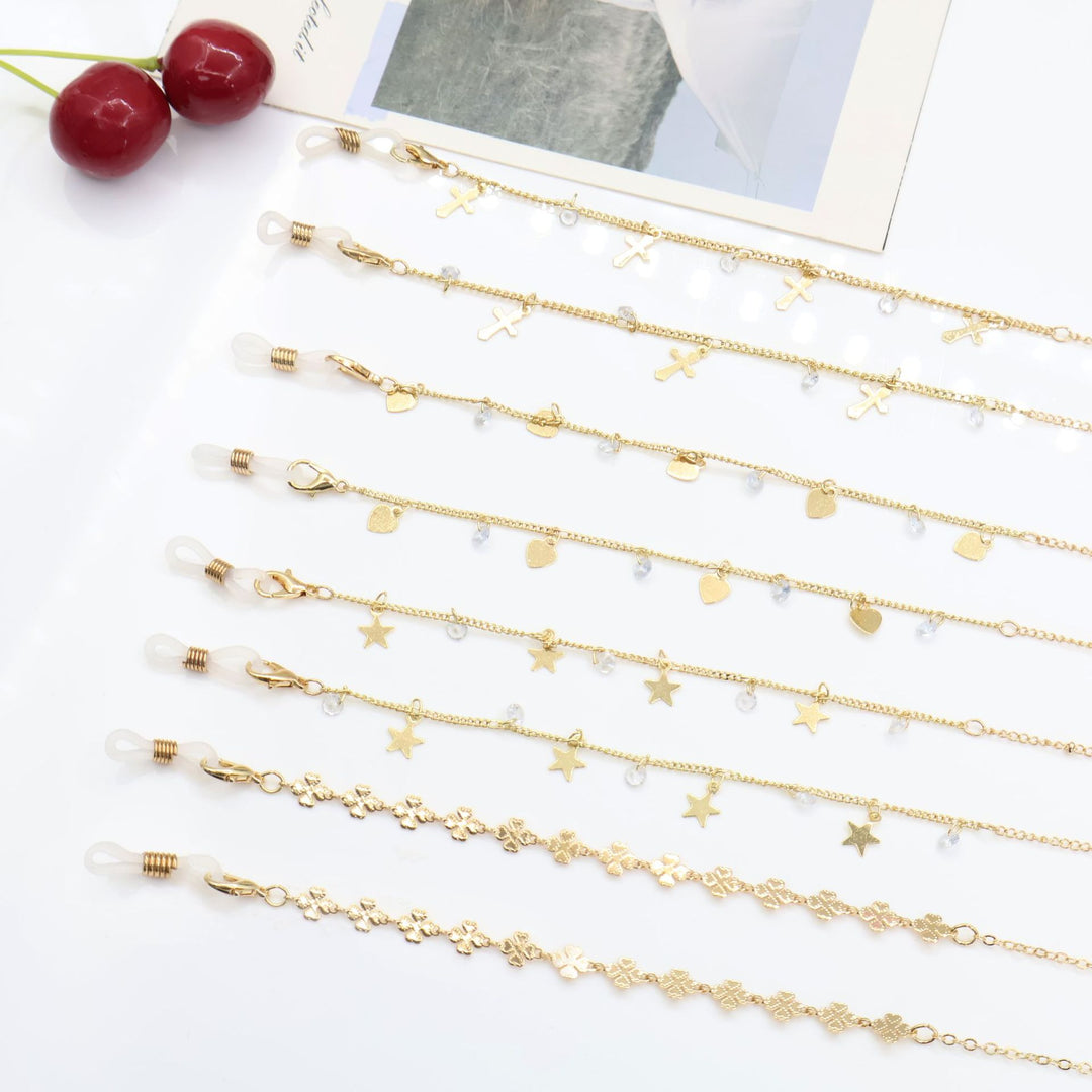 Cross-Embellished Eyewear Chain Stornfield