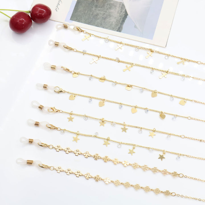 Cross-Embellished Eyewear Chain Stornfield