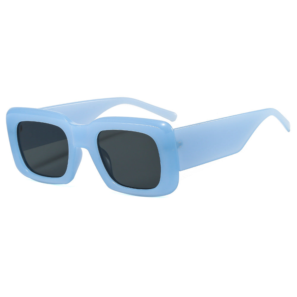 Women oversized sunglasses with square frame and transparent design Stornfield