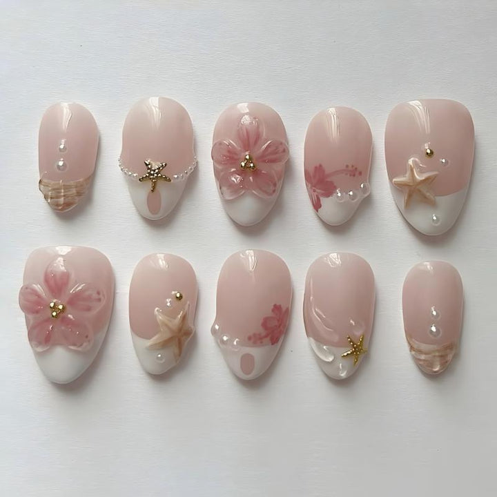 Artistic 3D Nail Tips with Maritime Design Stornfield