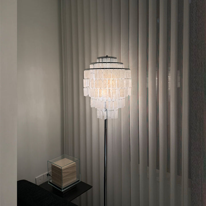 Luxurious Crystal Floor Lamp