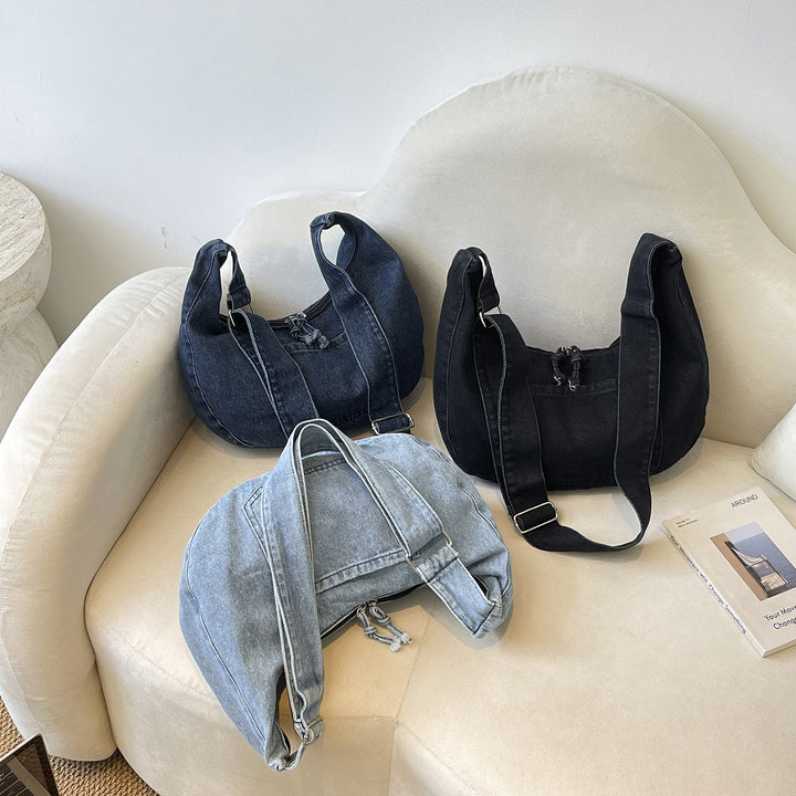 Chic Denim Shoulder Bag Stornfield
