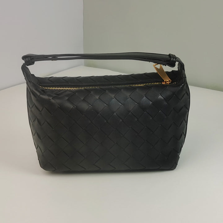 Woven Leather Satchel Bag Stornfield