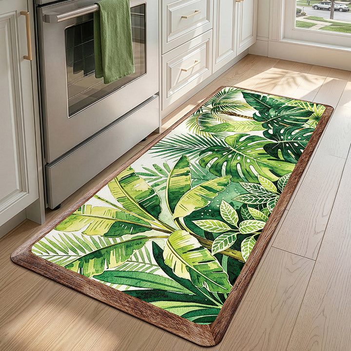 Tropical Jungle Design Kitchen Mat