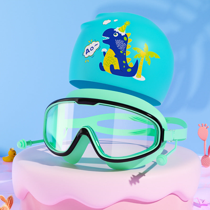 Kids Unicorn-Themed Swim Mask and Cap Set Stornfield