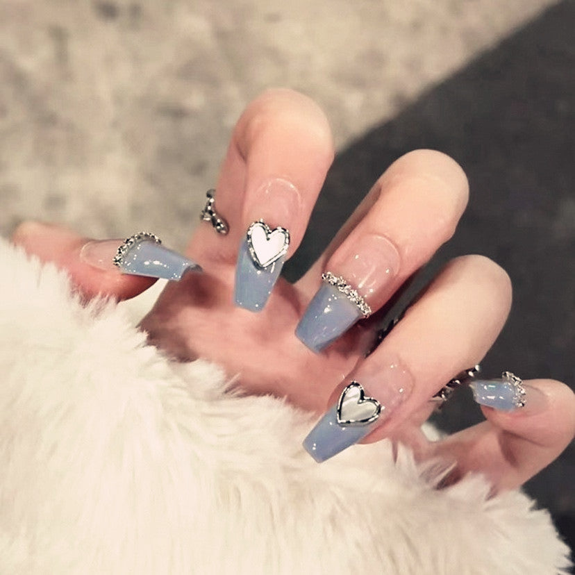 Decorative Floral Press-On Nail Art Set Stornfield