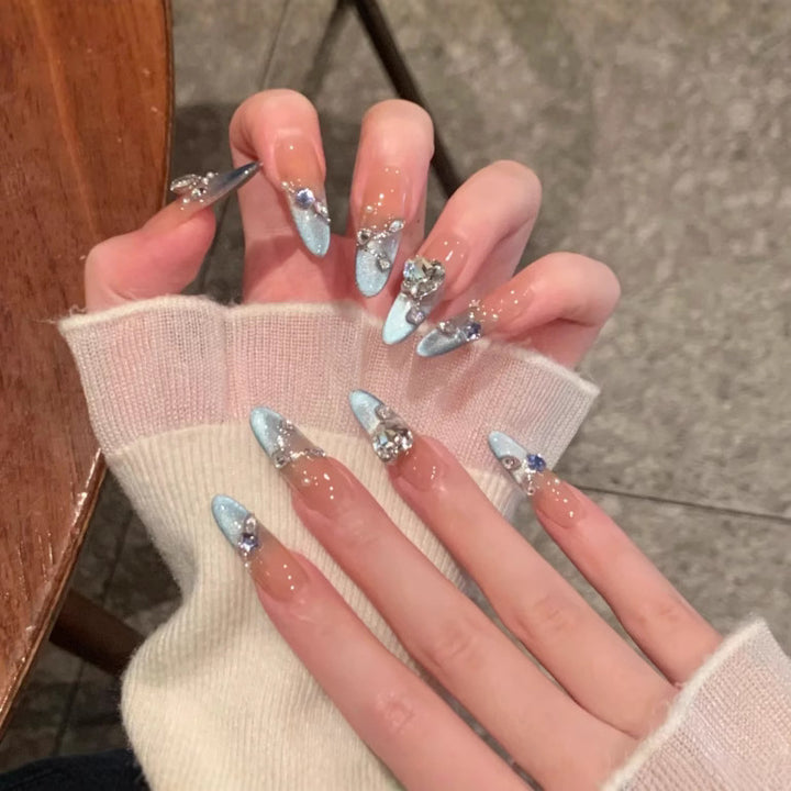 Artificial Nails in Stylish Ombre Design Stornfield