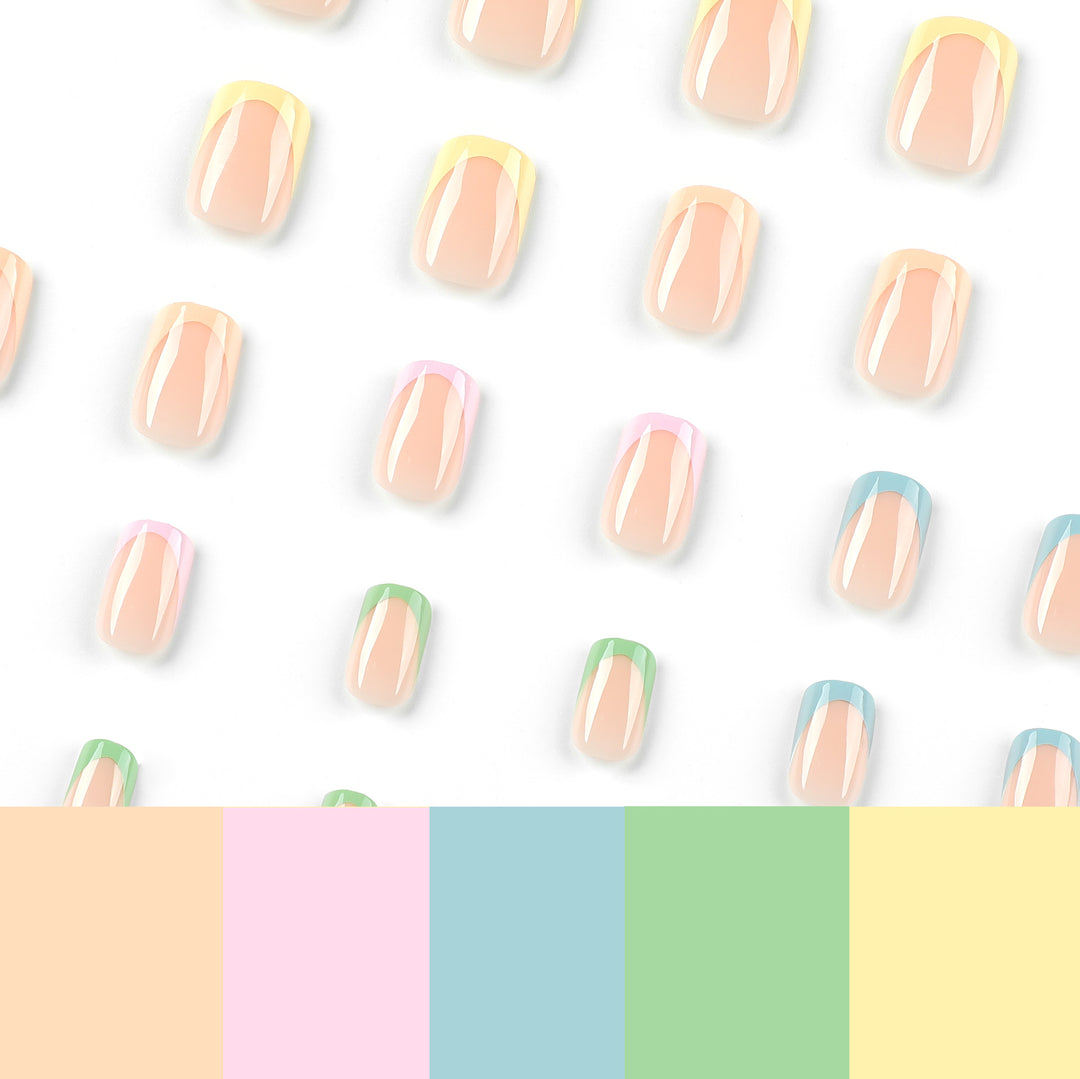 Artistic nail decoration with delicate gradient and elegant tips Stornfield