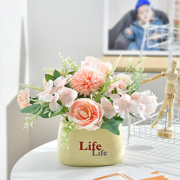 Lifelike Floral Centerpiece Arrangement