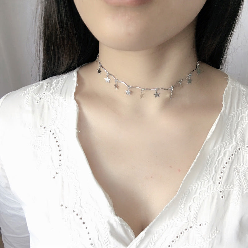 Star Charm Linked Chain Necklace Stornfield