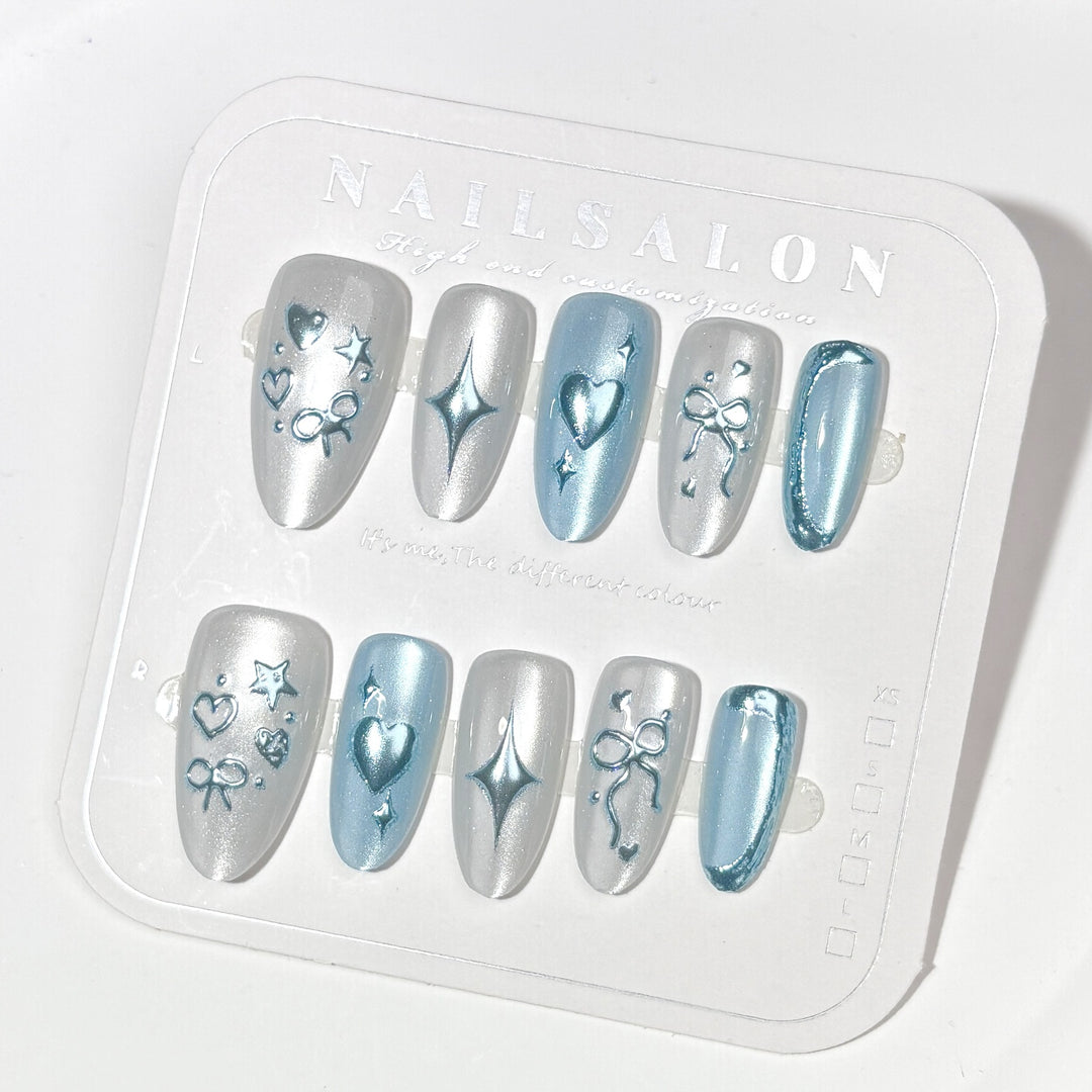 Decorative Themed Press-On Nail Art Set