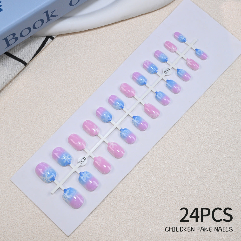 Children's Fun-Themed Press-On Nail Set Stornfield