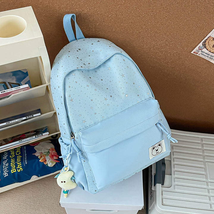 Star-Embellished Everyday Backpack Stornfield