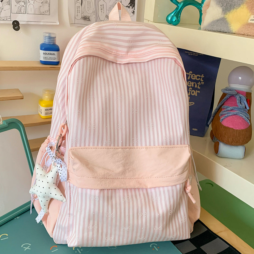 Stylish Casual Backpack with Decorative Features Stornfield