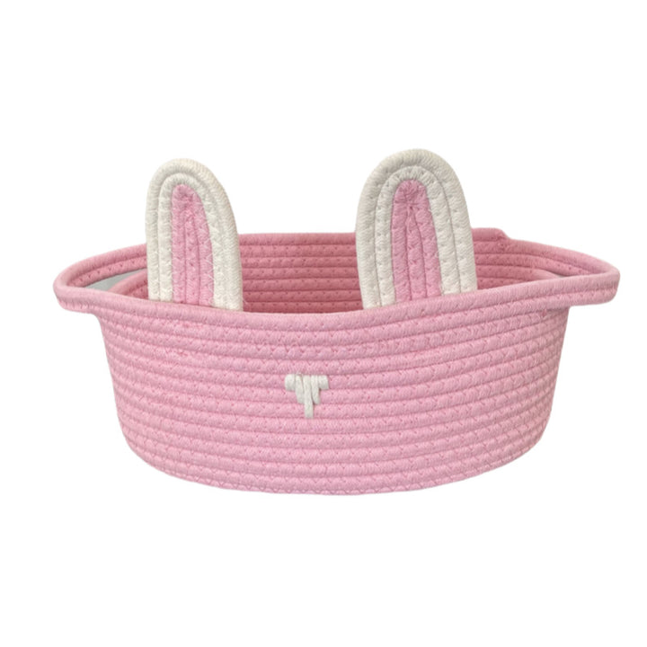 Ladies decorative storage basket with bunny ear design Stornfield
