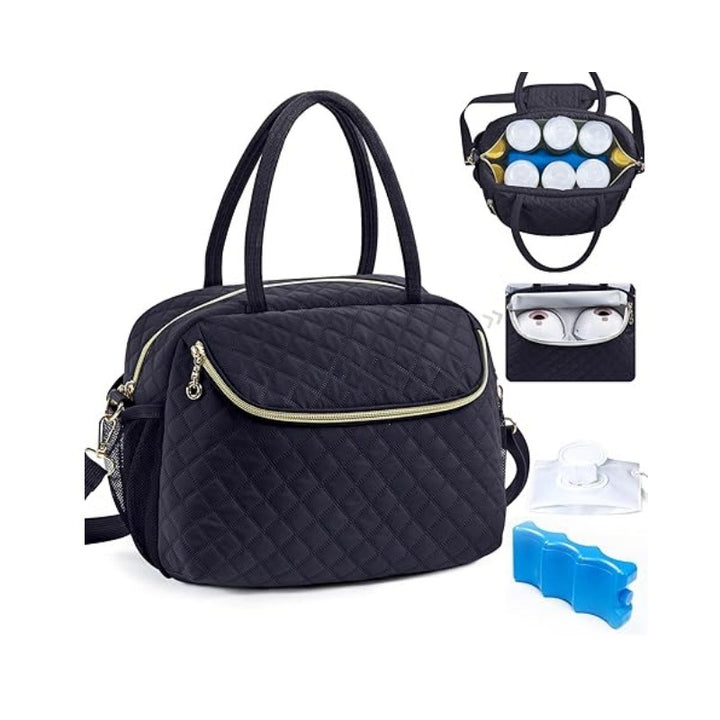 Multifunctional cooler bag with insulated interior compartment Stornfield