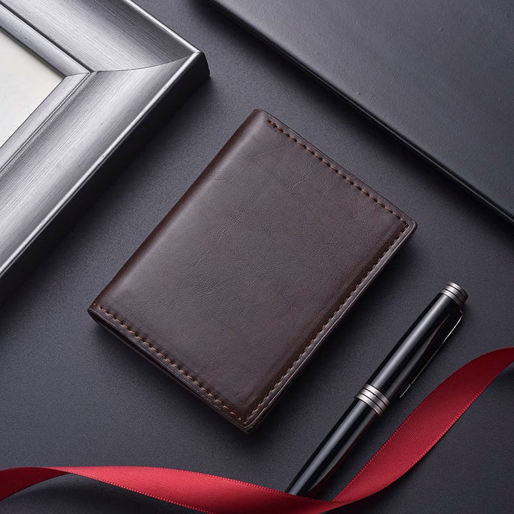 Premium Leather Business Card Holder Stornfield