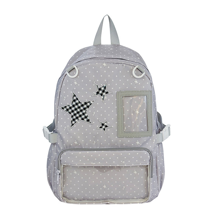 Fun and Stylish Star-Embellished Backpack Stornfield