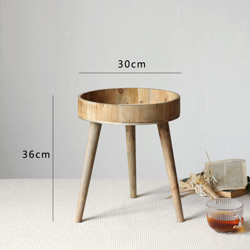 Modern side table made of wood Stornfield