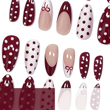 Elegant Almond Cupcake Nail Design Stornfield