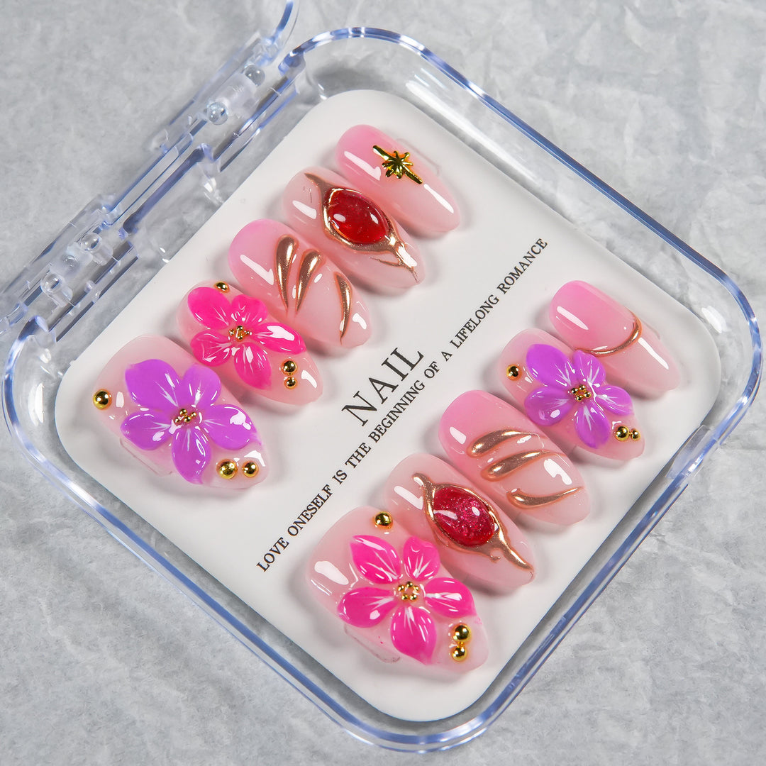 Floral Nail Art Set