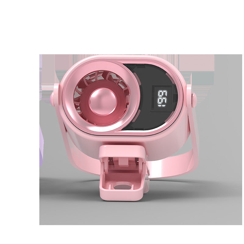 Unisex Portable Battery Fan with Digital Speed Display Stornfield