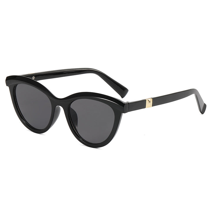 Ladies elegant Cat-Eye sunglasses with stylish metal frame Stornfield