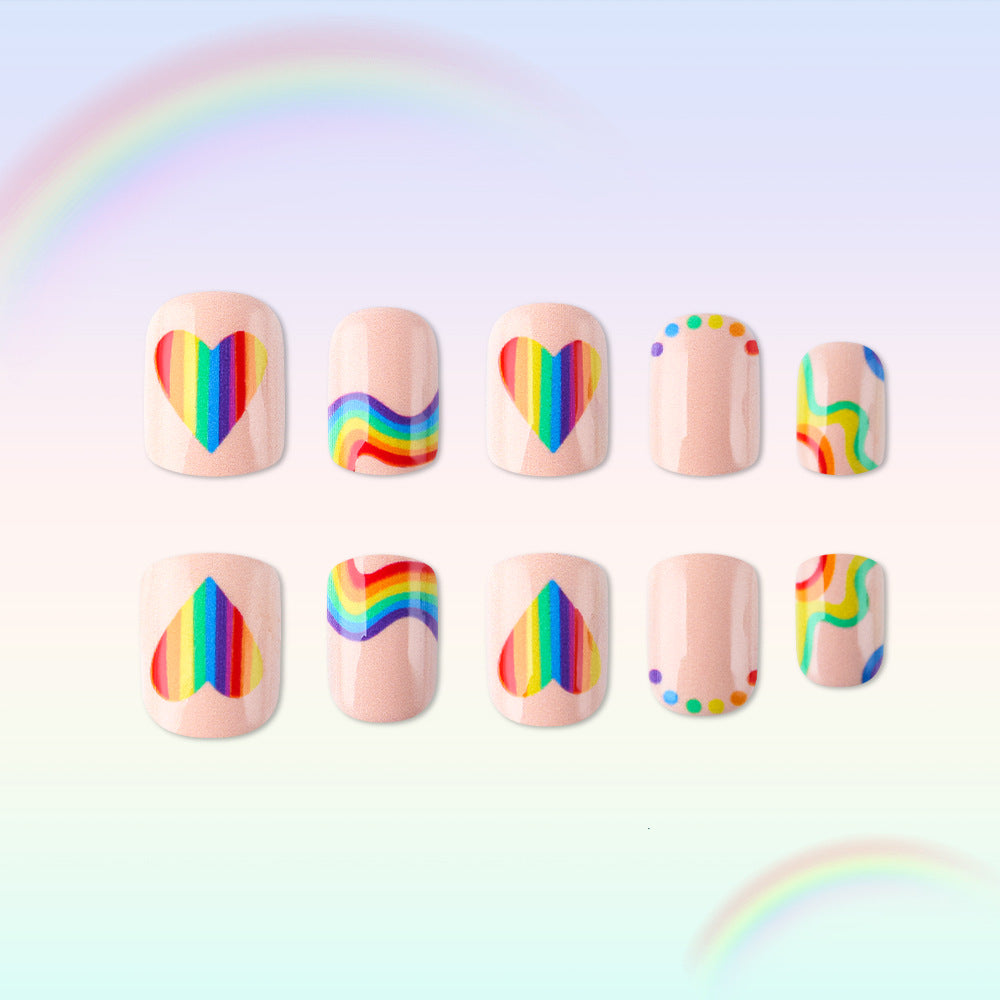 Artistic Rainbow Nail Art Set Stornfield