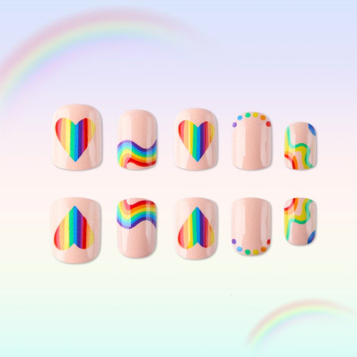 Artistic Rainbow Nail Art Set Stornfield